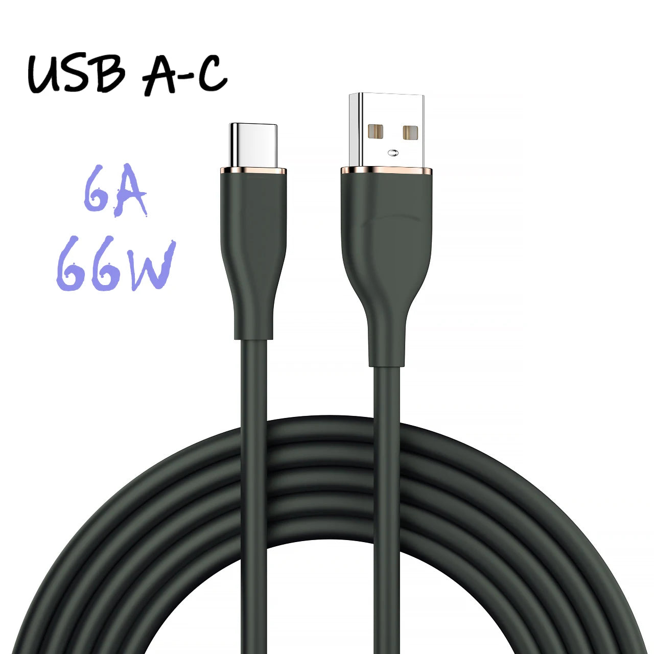 UGOURD Liquid Silicon Type C To C Fast Charging Cable USB to C PD 60W Huawei SCP 66W For Huawei Xiaomi iPhone15 Plus Pro Max