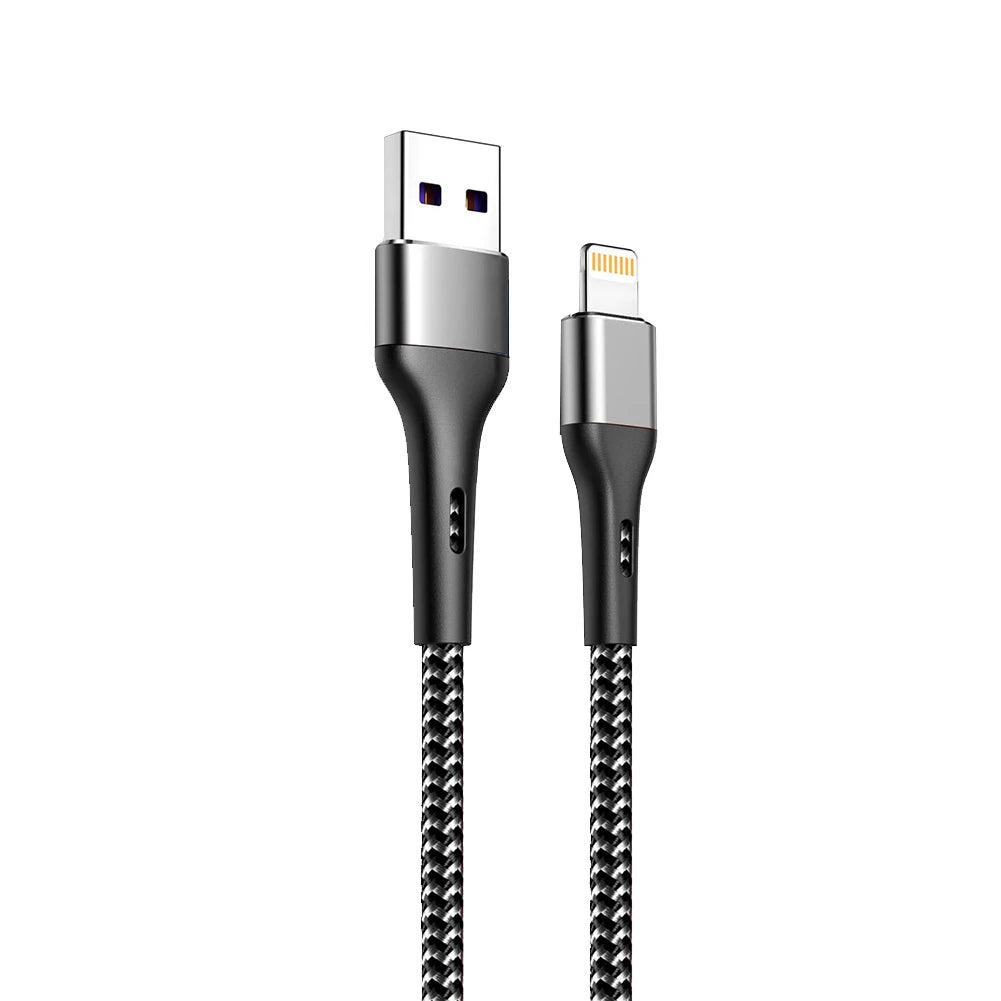 3A USB Fast Charging Cable For iPhone 14 11 12 13 Pro X XS Max 6 7 8 Plus SE iPad Cord Phone Charger Data Wire 1/2/3m 10ft