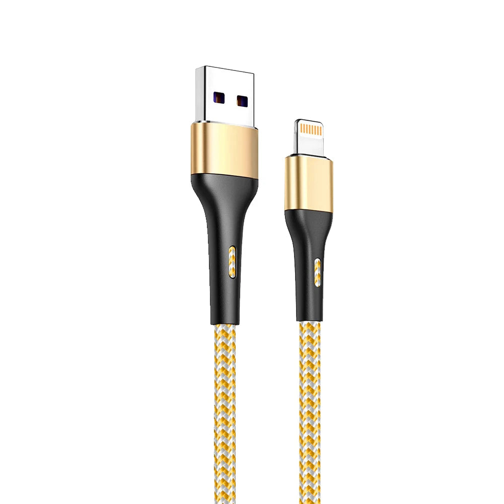 3A USB Fast Charging Cable For iPhone 14 11 12 13 Pro X XS Max 6 7 8 Plus SE iPad Cord Phone Charger Data Wire 1/2/3m 10ft