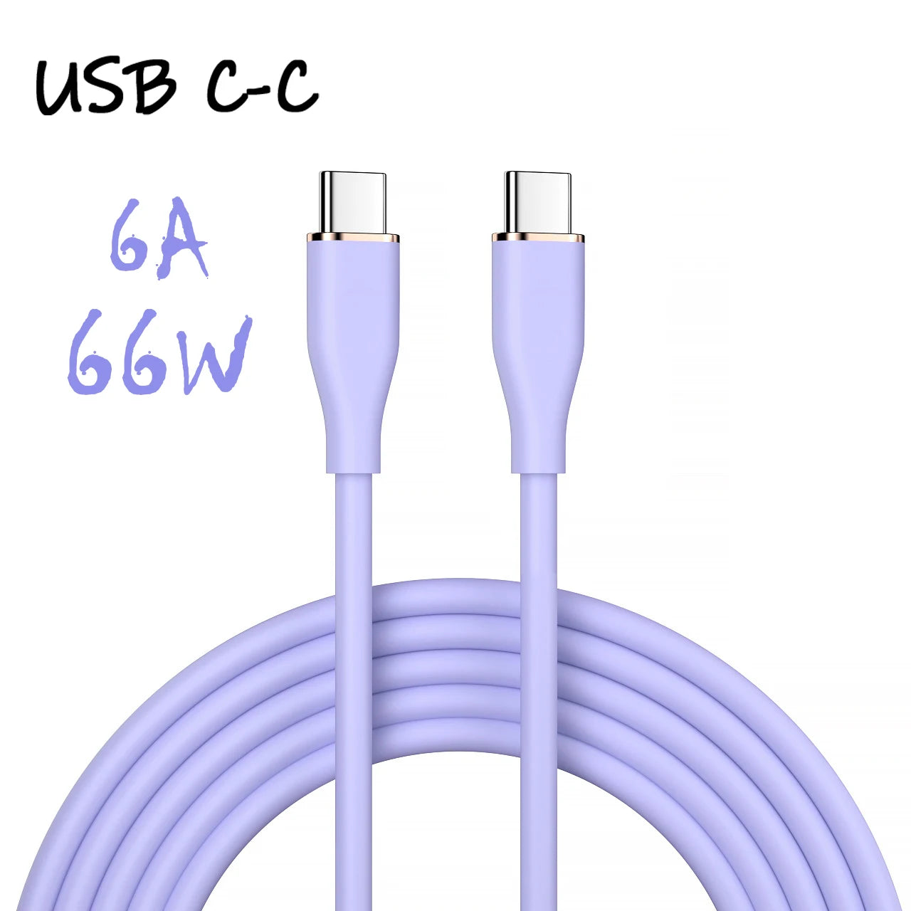 UGOURD Liquid Silicon Type C To C Fast Charging Cable USB to C PD 60W Huawei SCP 66W For Huawei Xiaomi iPhone15 Plus Pro Max