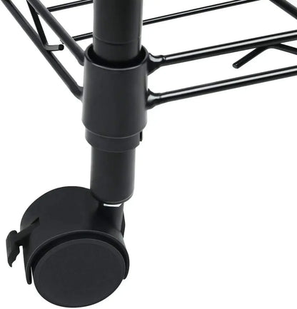 Heavy Duty 5-Shelf Shelving Unit 1250Lb Capacity, 29.92" D x 13.98" W x 62.99" H, 5 Tier, Black