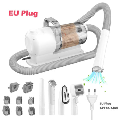 6 In 1 Dog Hair Vacuum & Cat Dog Grooming Kit Pet Grooming Vacuum with 2.5L Capacity Large Suction & Low Noise Pet Hair Cleaner