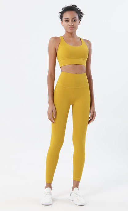 Sportswear Yoga Clothes Set Leggings and Tops Fitness Sports Suits Gym Clothing Bra Pants Sets Running Sport Outfit for Woman