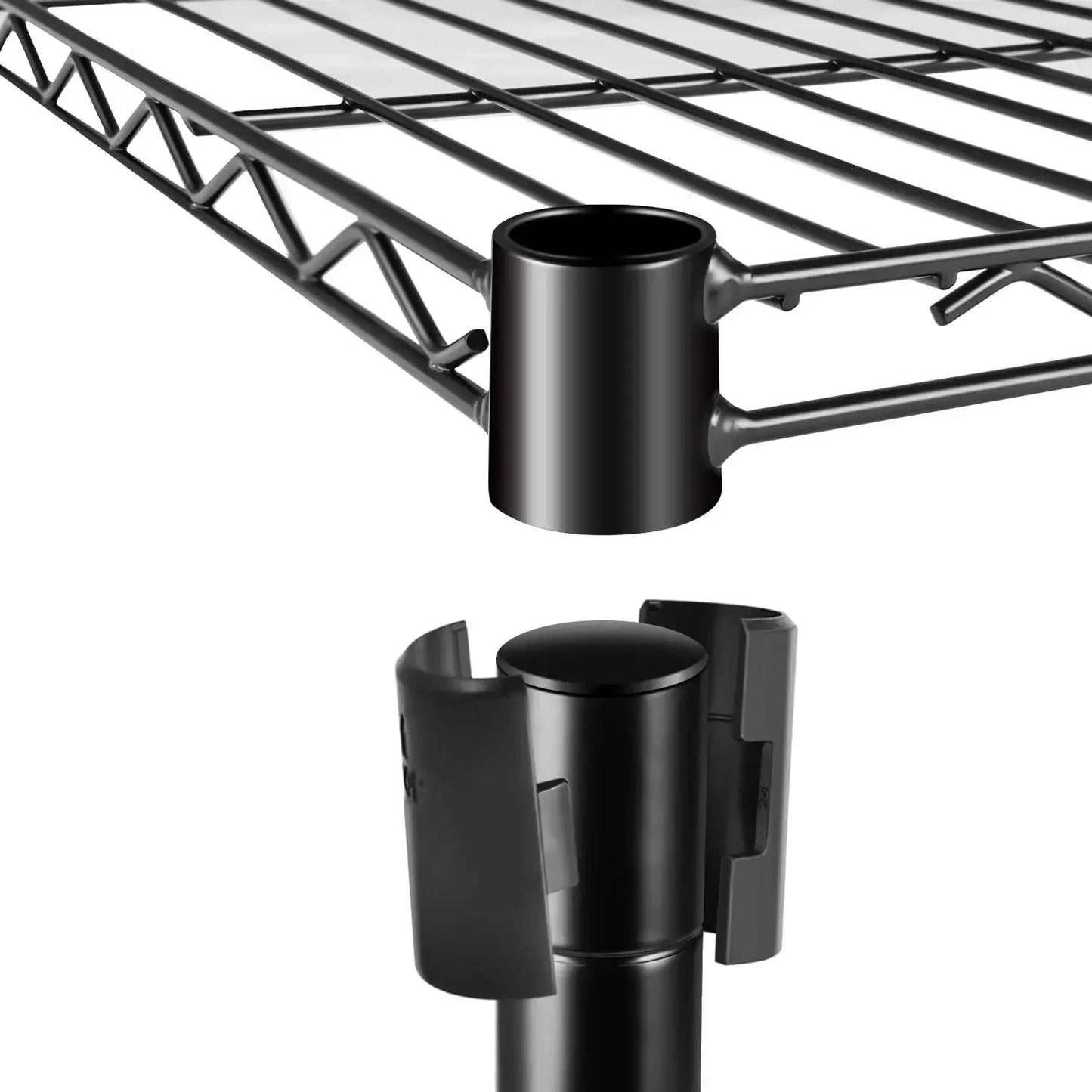 Heavy Duty 5-Shelf Shelving Unit 1250Lb Capacity, 29.92" D x 13.98" W x 62.99" H, 5 Tier, Black