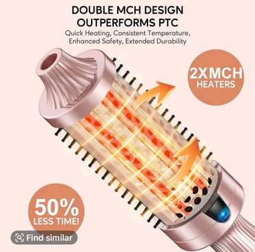Thermal Brush One-Step Hot Air Brush&volumizer Hair Curler Straightener Professional Curling Iron Heated Hair Styling Brush